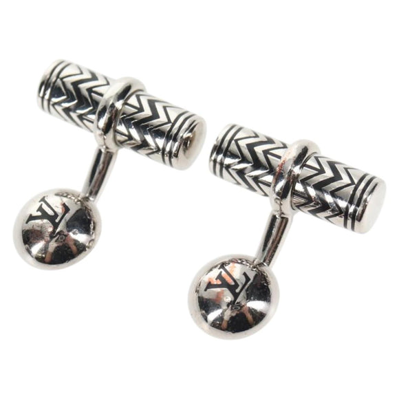 LOUIS VUITTON Damier Graphite Cuff Case Cufflinks M66948 LV Auth 143486V