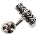 LOUIS VUITTON Damier Graphite Cuff Case Cufflinks M66948 LV Auth 143486V-18