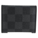 LOUIS VUITTON Damier Graphite Cuff Case Cufflinks M66948 LV Auth 143486V-2