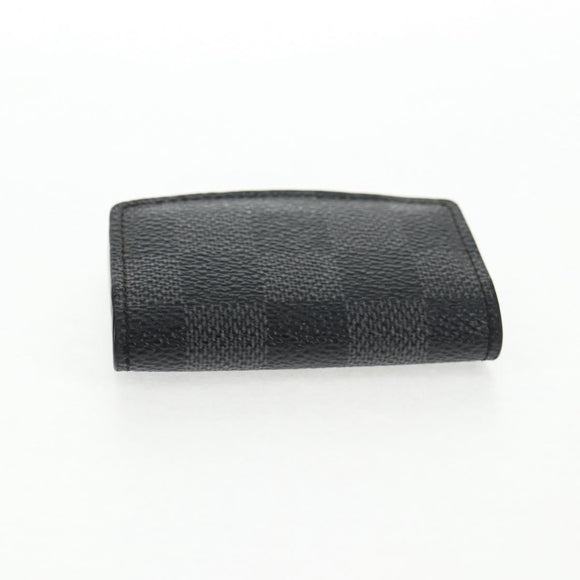 LOUIS VUITTON Damier Graphite Cuff Case Cufflinks M66948 LV Auth 143486V