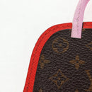 LOUIS VUITTON Monogram Pochette Cles BB Alma Key Ring M66181 LV Auth 143487V-9