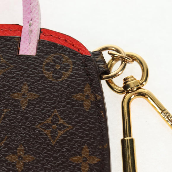 LOUIS VUITTON Monogram Pochette Cles BB Alma Key Ring M66181 LV Auth 143487V