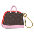 LOUIS VUITTON Monogram Pochette Cles BB Alma Key Ring M66181 LV Auth 143487V-7