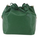 LOUIS VUITTON Epi Petit Noe Shoulder Bag Green M44104 LV Auth 143488-13
