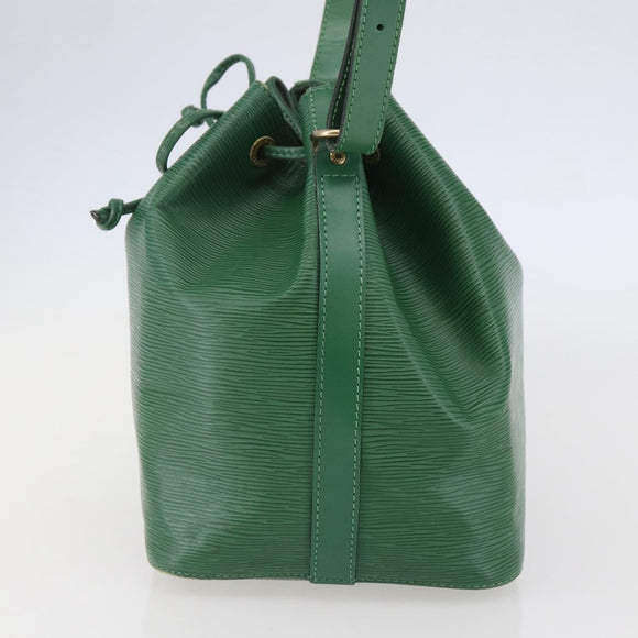 LOUIS VUITTON Epi Petit Noe Shoulder Bag Green M44104 LV Auth 143488