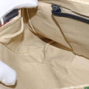 GUCCI Flora Shoulder Bag Canvas Beige Gold Auth 143493-21
