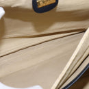 GUCCI Flora Shoulder Bag Canvas Beige Gold Auth 143493-22