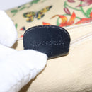GUCCI Flora Shoulder Bag Canvas Beige Gold Auth 143493-22