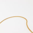 Christian Dior Trotter Canvas Shoulder Bag Navy Gold Auth 143495-14