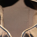 FENDI Pecan Canvas Vanity Pouch PVC Black Brown Auth 143498-18