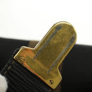 FENDI Pecan Canvas Toilettas PVC Zwart Bruin Auth 143498-23