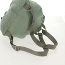 PRADA Backpack Nylon Green Silver Auth 143502-9