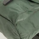 PRADA Backpack Nylon Green Silver Auth 143502-19