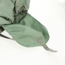 PRADA Backpack Nylon Green Silver Auth 143502-28