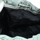 PRADA Backpack Nylon Green Silver Auth 143502-31