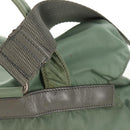 PRADA Backpack Nylon Green Silver Auth 143502-3