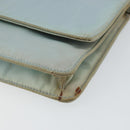 PRADA Shoulder Bag Nylon Light Blue Gold Auth 143505-8