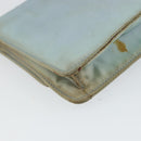 PRADA Shoulder Bag Nylon Light Blue Gold Auth 143505-17