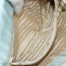 PRADA Shoulder Bag Nylon Light Blue Gold Auth 143505-22