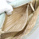 PRADA Shoulder Bag Nylon Light Blue Gold Auth 143505-24