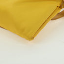 PRADA Chain Shoulder Bag Nylon Leather Yellow Gold Auth 143507-16