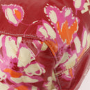 CHANEL High Summer Tote Bag Vinyl Red Silver CC Auth 143512-16