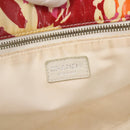 CHANEL High Summer Tote Bag Vinyl Red Silver CC Auth 143512-9