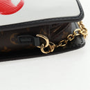 LOUIS VUITTON Monogram Game On Portefeuille Zoe Bag White M80226 LV Auth 143515M-10