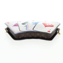 LOUIS VUITTON Monogram Game On Portefeuille Zoe Bag White M80226 LV Auth 143515M-6