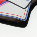 LOUIS VUITTON Monogram Game On Portefeuille Zoe Bag White M80226 LV Auth 143515M-16