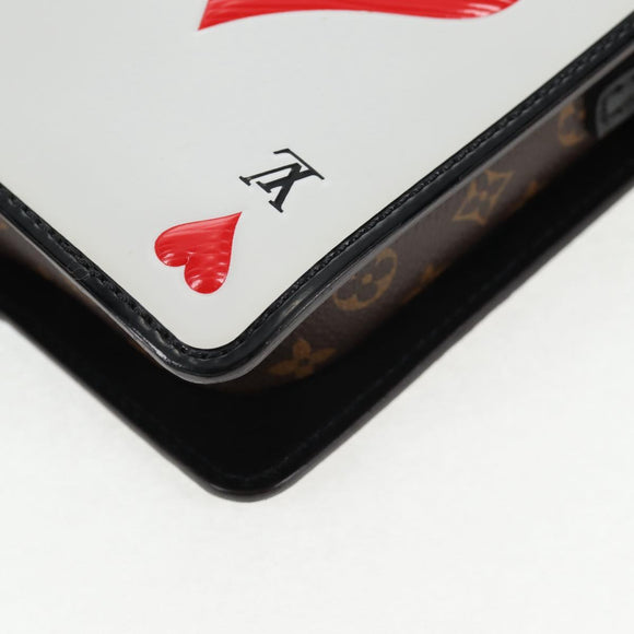 LOUIS VUITTON Monogram Game On Portefeuille Zoe Bag White M80226 LV Auth 143515M