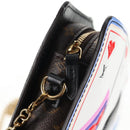 LOUIS VUITTON Monogram Game On Portefeuille Zoe Bag White M80226 LV Auth 143515M-20