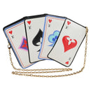 LOUIS VUITTON Monogram Game On Portefeuille Zoe Bag White M80226 LV Auth 143515M-1