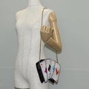 LOUIS VUITTON Monogram Game On Portefeuille Zoe Bag White M80226 LV Auth 143515M-24