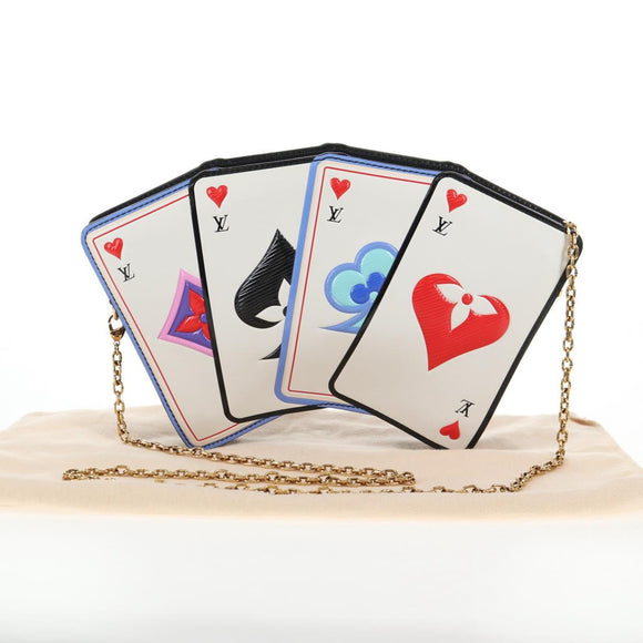 LOUIS VUITTON Monogram Game On Portefeuille Zoe Bag White M80226 LV Auth 143515M