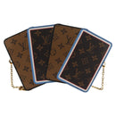 LOUIS VUITTON Monogram Game On Portefeuille Zoe Bag White M80226 LV Auth 143515M-3