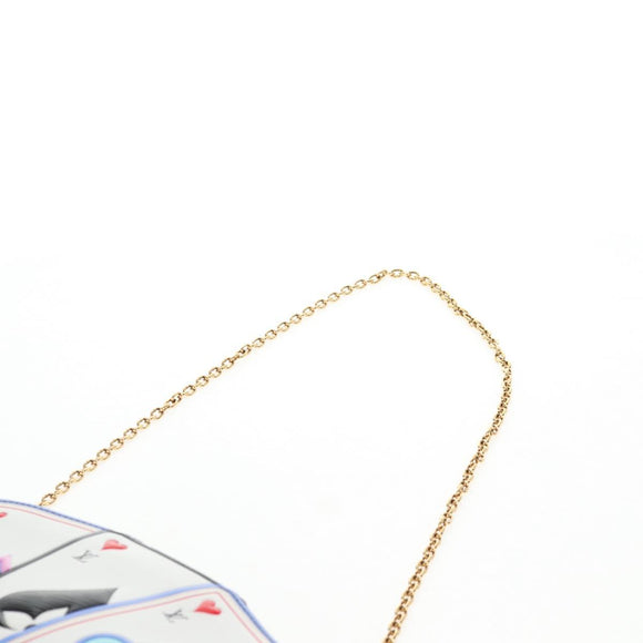 LOUIS VUITTON Monogram Game On Portefeuille Zoe Bag White M80226 LV Auth 143515M