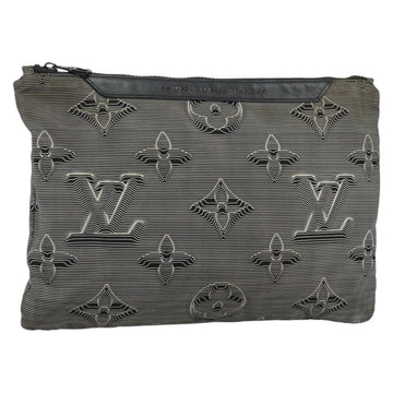 LOUIS VUITTON Monogram 2054 Reversible Pochette Bag Nylon M68777 LV Auth 143523
