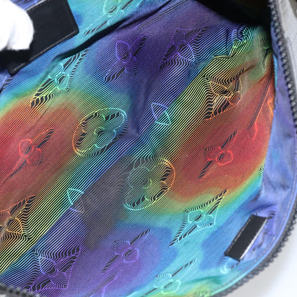 LOUIS VUITTON Monogram 2054 Reversible Pochette Bag Nylon M68777 LV Auth 143523