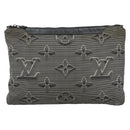 LOUIS VUITTON Monogram 2054 Reversible Pochette Bag Nylon M68777 LV Auth 143523-2