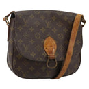LOUIS VUITTON Monogram Saint Cloud GM Shoulder Bag M51242 LV Auth 143528-1