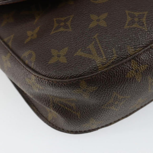 LOUIS VUITTON Monogram Saint Cloud GM Shoulder Bag M51242 LV Auth 143528