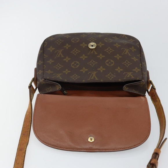 LOUIS VUITTON Monogram Saint Cloud GM Shoulder Bag M51242 LV Auth 143528