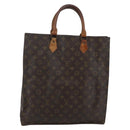 LOUIS VUITTON Monogram Sac Plat Hand Bag M51140 LV Auth 143529-1
