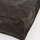 LOUIS VUITTON Monogram Sac Plat Hand Bag M51140 LV Auth 143529-9
