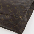 LOUIS VUITTON Monogram Sac Plat Hand Bag M51140 LV Auth 143529-15