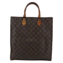 LOUIS VUITTON Monogram Sac Plat Hand Bag M51140 LV Auth 143529-13