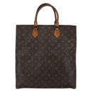 LOUIS VUITTON Monogram Sac Plat Hand Bag M51140 LV Auth 143529-2