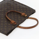 LOUIS VUITTON Monogram Sac Plat Hand Bag M51140 LV Auth 143529-6