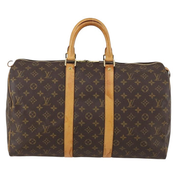 LOUIS VUITTON Monogram Keepall 45 Boston Bag M41428 LV Auth 143530 - 0
